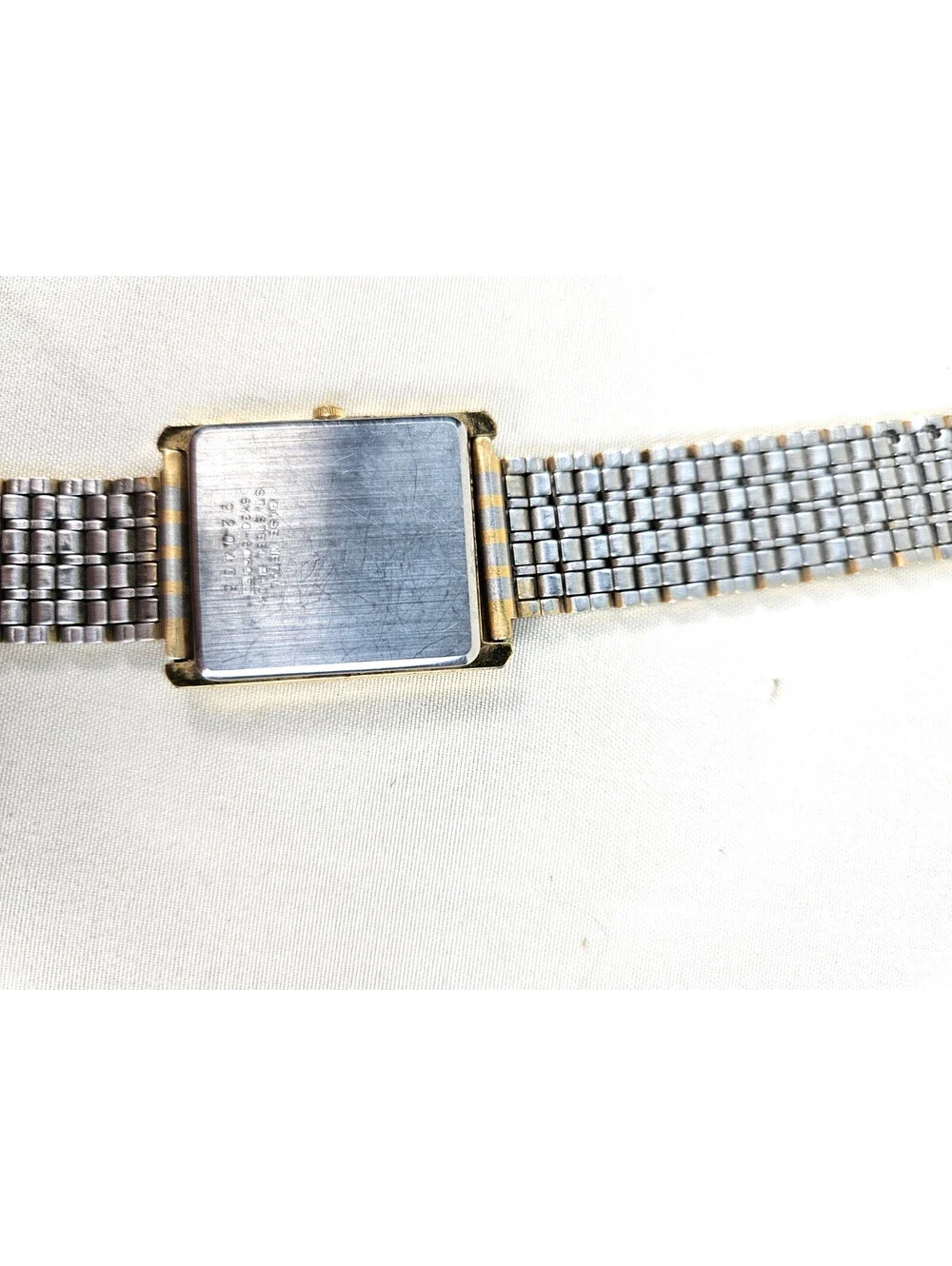 SEIKO Quratz vintage late rectangular tank style dress watch (5Y30-5069)